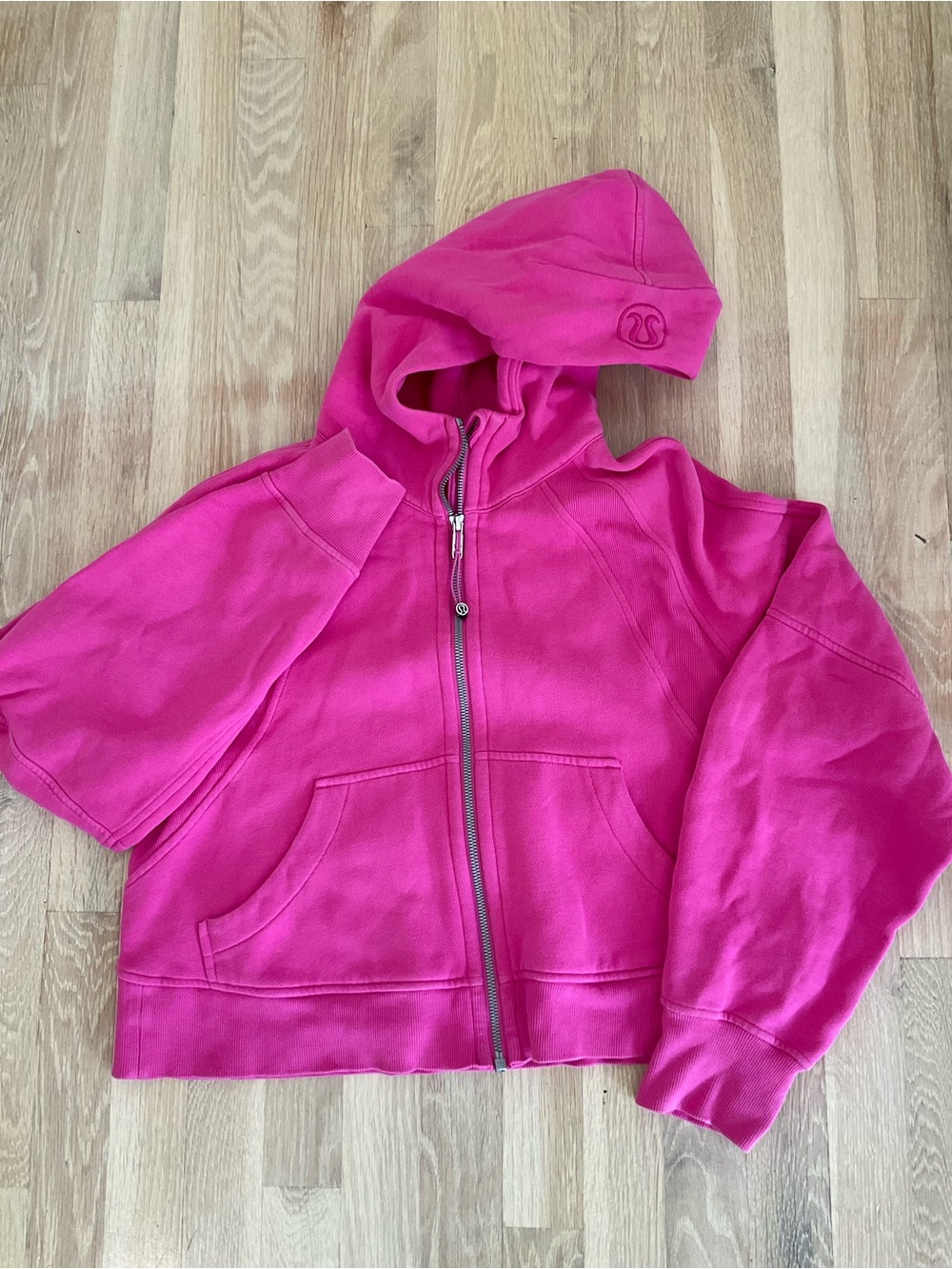 lululemon athletica Hot Pink Full-Zip Hoodie